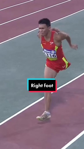 He said right foot leap. #Paralympics | Paralympics