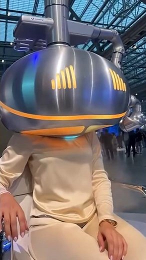 Dubai’s Newest AI Salon Robot Will Shock You 😲AI Instant Curl Machine 4.0 💇‍♀️ Dubais Future Is Here