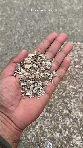 How to build a backyard bocce ball court #landscaping #bocceball #landscapingmaterial #backyardgames