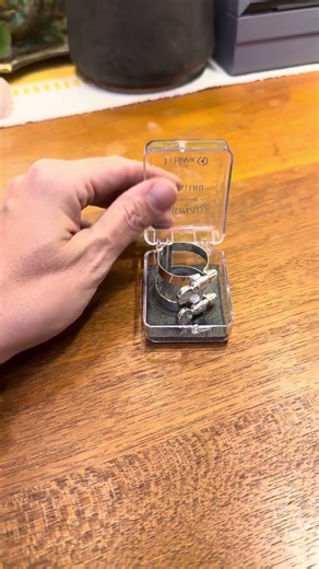 Bonade Inverted Silver Plated Clarinet Ligature