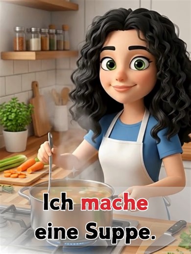 Learn German With Fun | Daily Routine - Kitchen ❤️👌 #deutschlernen #learngerman #easygerman #einfachdeutsch #deutschlernen #learngerman #easygerman #einfachdeutsch #deutschland #germanlanguage #deutschkurs #germany