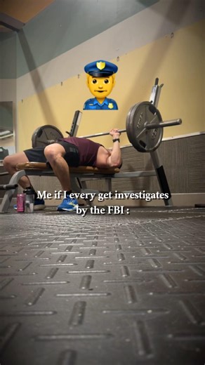 If the FBI Investigated Me… 💀🏋️‍♂️ #gym #fitness #relatable