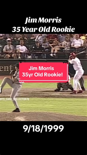 On 9/18/1999 35yr old Jim Morris made his Major League debut for the Tampa Bay Devil Rays! #fyp #baseball #rookie #foryou #pitcher #old #awesome