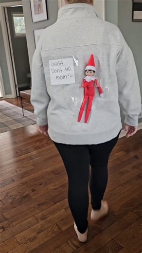 Michelle - Crafty Morning ❤ on Instagram: "Funny easy last minute elf on the shelf idea! #elfonashelfideas #elfontheshelfadventures #elfontheshelf shelfideas"