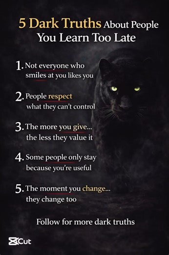 5 Dark Truths About People You Learn Too Late