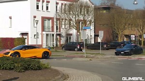McLaren 750S brutal acceleration on city streets