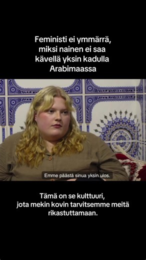 Oli kyl niin harhasta settiä. Ohjelma löytyy areenasta - Aupairit Marokossa. #suomitiktok #sinulle #yle