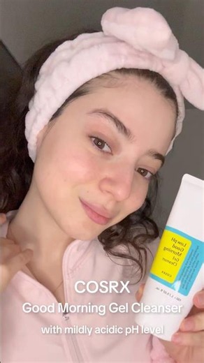 ‪@COSRXcosmetic‬ Low pH Good Morning Gel Cleanser🤍 #cosrx #cleanser