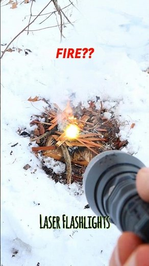 Can Laser Flashlights Start a Fire?