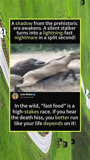 Real-Life Jurassic Park! Komodo Dragon’s Lightning-Fast Ambush on a Terrified Goat! 🦎💨#komododragon