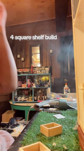 On today's episode in Copper Eatates, we are building another shelf for the 2nd floor hallway in Crestview. #dollhouses #dollhousebuilds #dollhouseminiatures #dollysdollhouses #dollhousemakeover