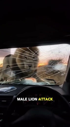 This Lion Attack Was way too brutal #lion #shorts