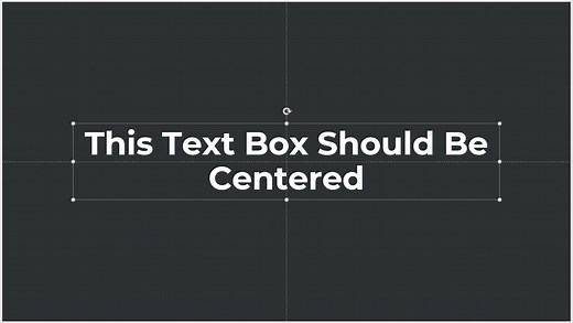 How to Center a Text Box in a PowerPoint Slide (EASY!)