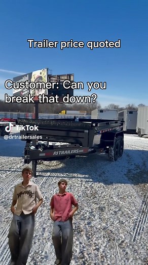 We’ll break down our pricing anytime anyplace🔥 #drtrailer #trailersales #dumptrailer #Meme #MemeCut