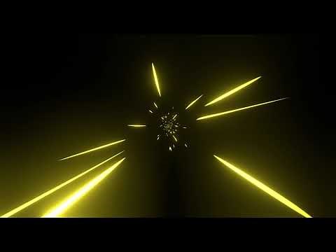 Yellow Neon Light Beam Light Speed Loop Light Rays Speed Of Light Neon Tunnel Motion Background