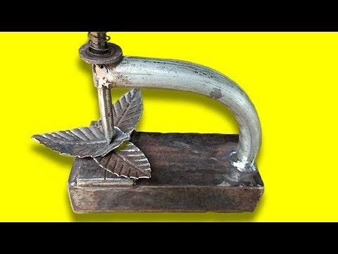 Amazing Idea | How To Make A Metal Leaf