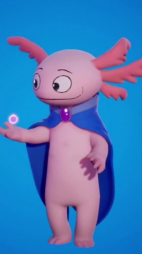 Juggling Aristotelian Axolotl in Billie Bust Up Indie Game