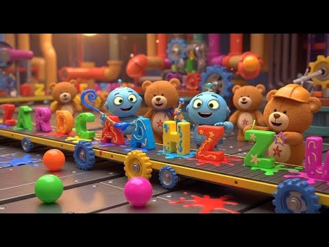 Alphabet Fun at the Toy Factory | Nursery Rhyme Song for Kids