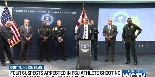 ‘Wrong place at the wrong time’: FDLE announces arrests in shooting of FSU football player