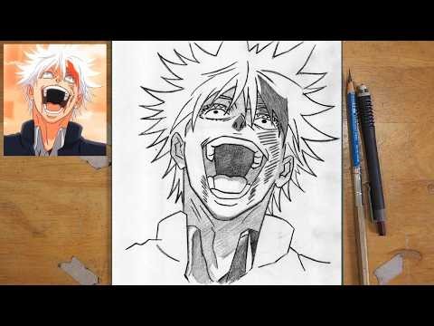 How to Draw Gojo Satoru (INSANE) Step-by-Step | Jujutsu Kaisen Drawing