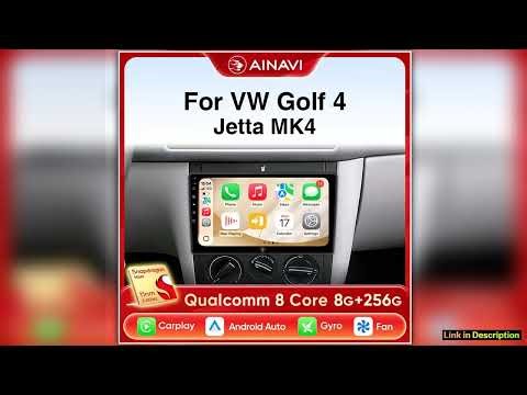 Ainavi Car Radio For Volkswagen VW Golf 4 Jetta MK4 Classics Bora Car Multimedia Stereo Wireless