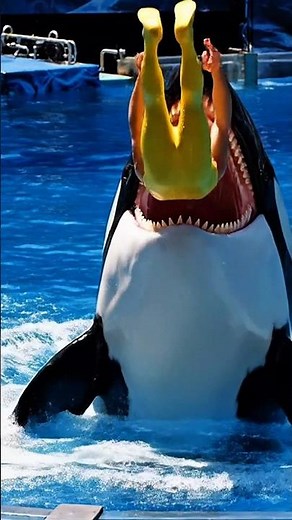 Unbelievable! Orca Trainer Suhadma Performs a Backflip Inside a Killer Whale’s Mouth!