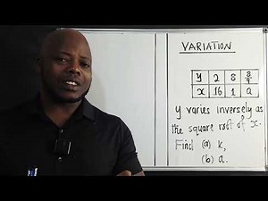 Variation well explained | Find constant K and value of a. #Variation