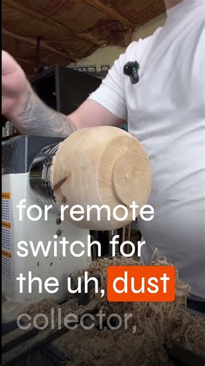Shop Advice Needed: Which Dust Collector Remote actually works? 🛠️💨 #woodturning #shorts