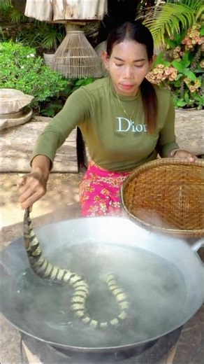 Snake Soup Recipe #shortsfeed #shorts #snake