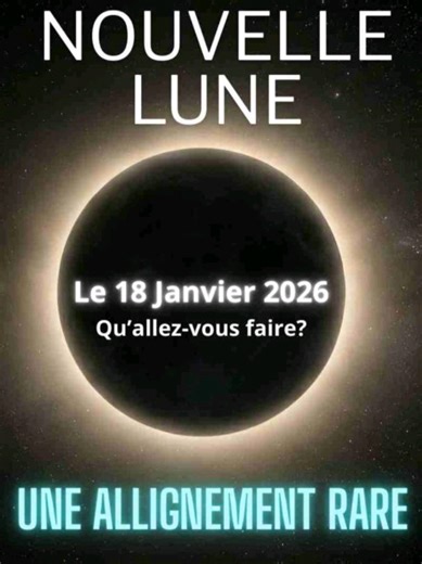 Nouvelle Lune et Alignement Planétaire du 18 Janvier 2026