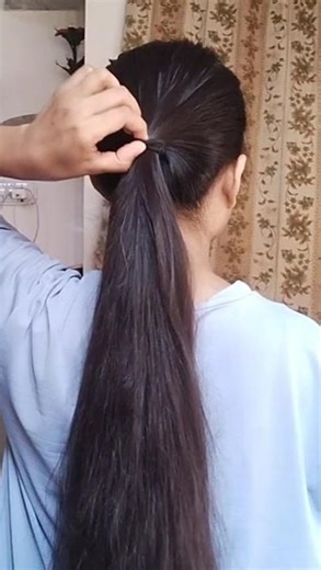 Loose ponytail hack ✅✨ #hacks #hairstyle #ytshorts #shorts