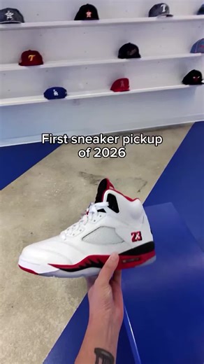 Jordan 5 Fire Red Sneakers: The Ultimate First Day Release