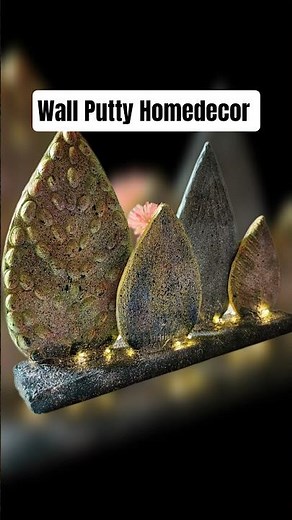 😱 Can You Believe, It's Wall Putty ? Wall Putty Craft ideas / #homedecor #diy #short #diy