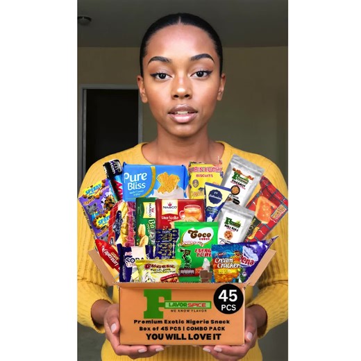 Premium Exotic Nigeria Snack Box of 45 PCS | COMBO PACK - Etsy