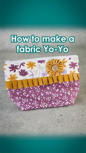 4.5K views · 31 reactions | How to make a fabric Yo-Yo. Customise bags, quilts, hair accessories, cushions and more! . . #thesewingstudio #sewingaccessories #SuffolkPuff #cosmeticbag #zippedbag #sewingtutorial | The Sewing Studio UK | Facebook
