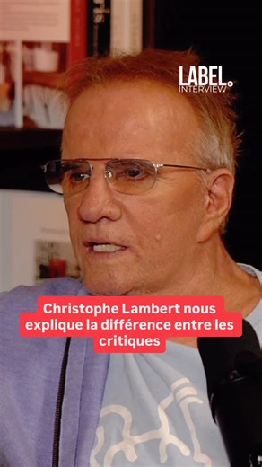 LABEL INTERVIEW on Instagram: "Christophe Lambert nous explique la différence entre les critiques destructives et les critiques constructives, et pourquoi il est essentiel de savoir distinguer les deux. Il partage une vision simple et puissante pour comprendre ce qui doit nous construire et ce qui ne doit pas nous atteindre. Un message inspirant pour avancer, progresser et rester concentré sur ses objectifs malgré les jugements extérieurs. L’interview complète sera disponible dimanche 14 décembr