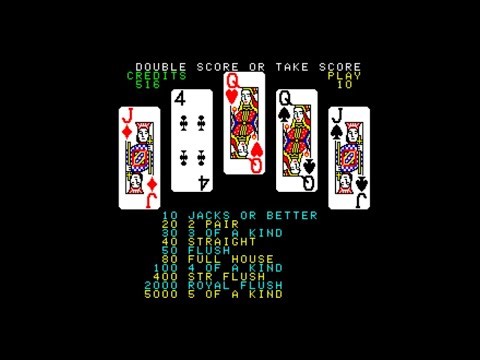 Jackpot Joker Poker [Arcade Longplay] (1983) Enter-Tech, Ltd.