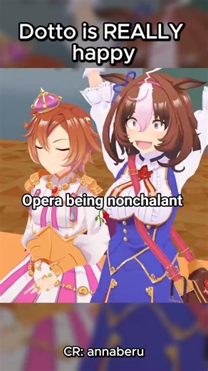 POV: T.M. Opera O and Meisho Doto finally did it 😳 #umamusume #anime