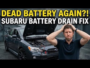 Subaru Battery Keeps Draining - DCM Fix
