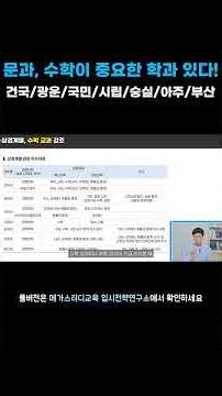 📈상경계열 준비, 이수과목 전략 #shorts
