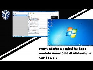Mengatasi Failed to load RO module c:\\Program/files....VMMR.RO:..Windows 7