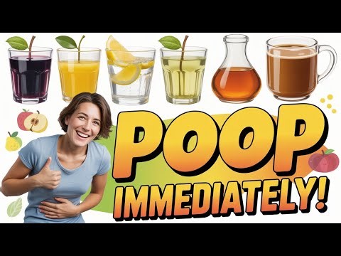 Six Powerful Drinks That Make You Poop Immediately | Natural Constipation Relief