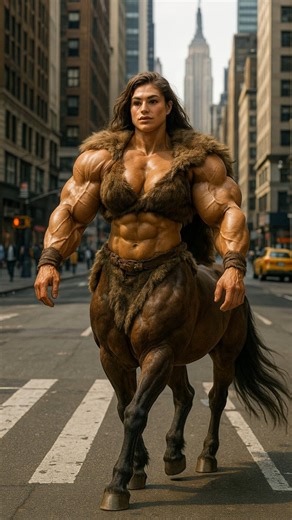 FEMALE MUSCLE AI on Instagram: "Female Centaur with massive muscles 💪"