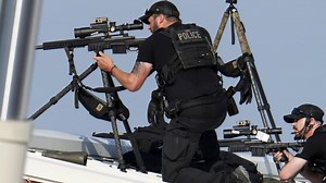 Moment the Secret Service took down gunman in Trump shooting