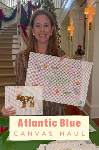Stunning Needlepoint Canvas Haul from Atlantic Blue Canvas