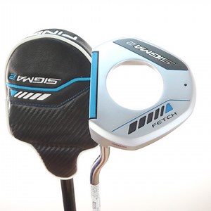 2019 PING Sigma 2 Fetch Platinum Adjustable Putter Black Dot Headcover LH 53927A