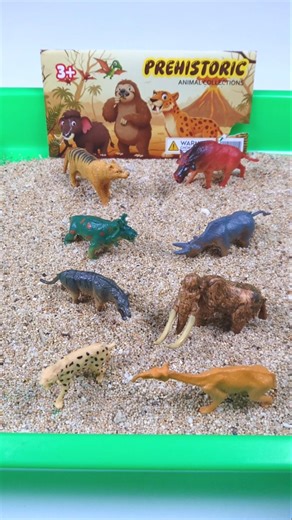 Prehistoric Animal Toys ASMR #asmr #prehistoric #animal