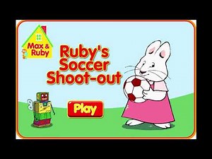 Max And Ruby: Ruby's Soccer Shootout - Old Flash Games