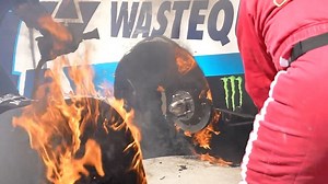 Hailie Deegan on Instagram: "Just posted a YouTube video that includes the aftermath of what happened when I came to pit road since it wasn’t on TV. Got stuck in the truck not being able to breathe or see the window net through the smoke to get out. Glad I got help when I did to get out. Links in my bio for the full video."