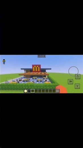 Minecraft McDonald's Build 🍔#Minecraft #MinecraftBuild #McDonalds #FastFoodBuild #CreativeMode